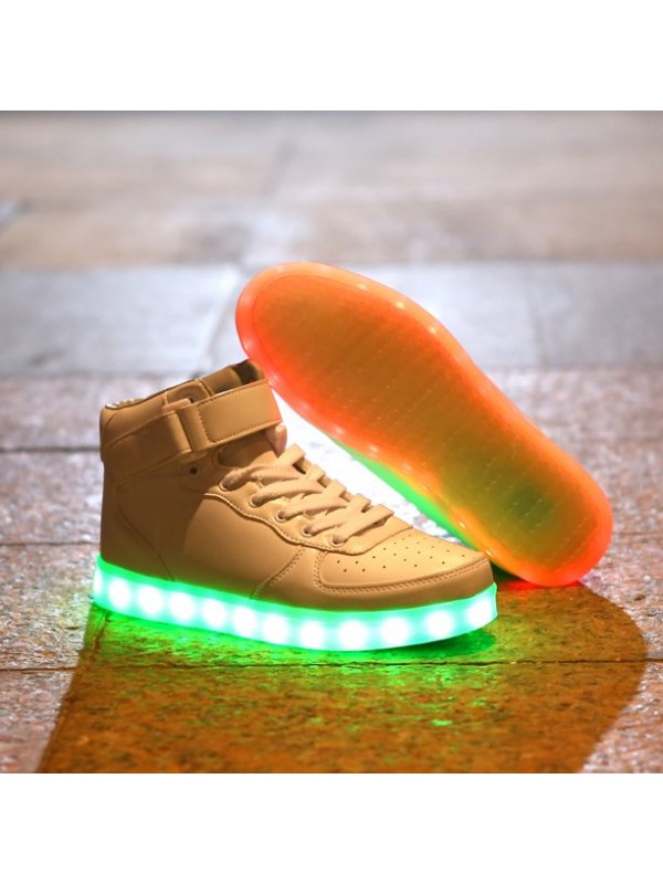 LED Shoes Multi Color Light Men And Women USB Charge Dancing shoes